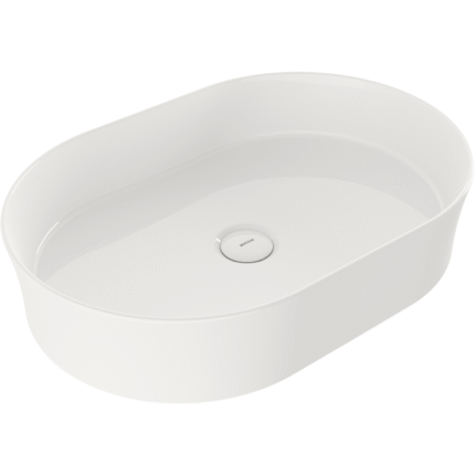 Bocchi Sottile Slim Line Tezgah Üstü Lavabo 55x38 cm Parlak Beyaz