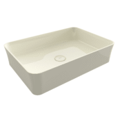 Bocchi Sottile Slim Line Tezgah Üstü Lavabo 55x38 cm Parlak Bisküvi