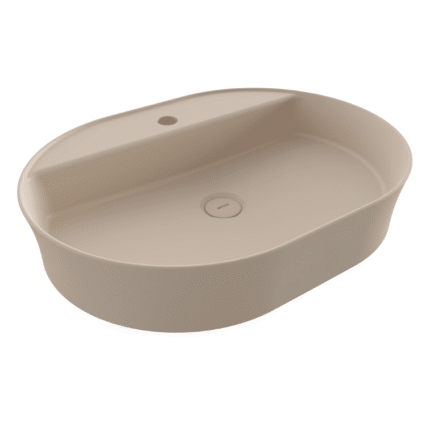 Bocchi Sottile Slim Line Tezgah Üstü Lavabo 60x45 cm Mat Yasemin