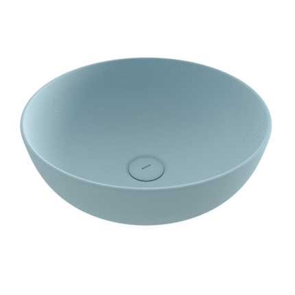 Bocchi Sottile Slim Line Tezgah Üstü Lavabo 38 cm Mat Buz Mavisi - 1494-029-0125 - Tezgah Üstü Lavabo - 1