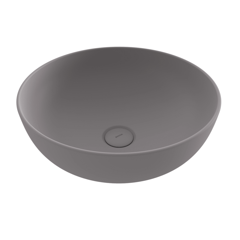 Bocchi Sottile Slim Line Tezgah Üstü Lavabo 38 cm Mat Gri - 1478-006-0125 - Tezgah Üstü Lavabo - 1