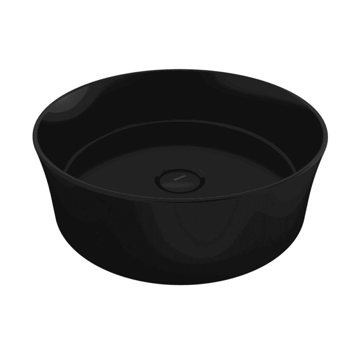 Bocchi Sottile Slim Line Tezgah Üstü Lavabo 38 cm Mat Siyah - 1478-004-0125 - Tezgah Üstü Lavabo - 1