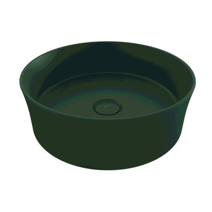 Bocchi Sottile Slim Line Tezgah Üstü Lavabo 38 cm Mat Yeşil - 1478-027-0125 - Tezgah Üstü Lavabo - 1