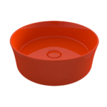 Bocchi Sottile Slim Line Tezgah Üstü Lavabo 38 cm Parlak Turuncu - 1478-012-0125 - Tezgah Üstü Lavabo - 1