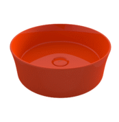 Bocchi Sottile Slim Line Tezgah Üstü Lavabo 38 cm Parlak Turuncu - 1478-012-0125 - Tezgah Üstü Lavabo - 1