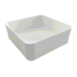 Bocchi Sottile Slim Line Tezgah Üstü Lavabo 38x38 cm Mat Beyaz - 1477-002-0125 - Tezgah Üstü Lavabo - 1