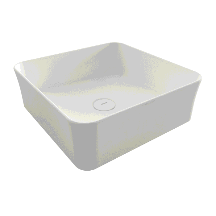 Bocchi Sottile Slim Line Tezgah Üstü Lavabo 38x38 cm Mat Beyaz - 1477-002-0125 - Tezgah Üstü Lavabo - 1