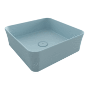Bocchi Sottile Slim Line Tezgah Üstü Lavabo 38x38 cm Mat Buz Mavisi - 1477-029-0125 - Tezgah Üstü Lavabo