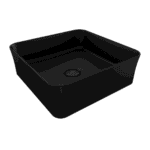 Bocchi Sottile Slim Line Tezgah Üstü Lavabo 38x38 cm Mat Siyah - 1477-004-0125 - Tezgah Üstü Lavabo - 1