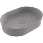 Bocchi Sottile Slim Line Tezgah Üstü Lavabo 55x38 cm Mat Gri - 1521-006-0125 - Tezgah Üstü Lavabo - 1