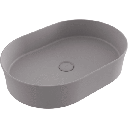 Bocchi Sottile Slim Line Tezgah Üstü Lavabo 55x38 cm Mat Gri - 1521-006-0125 - Tezgah Üstü Lavabo - 1