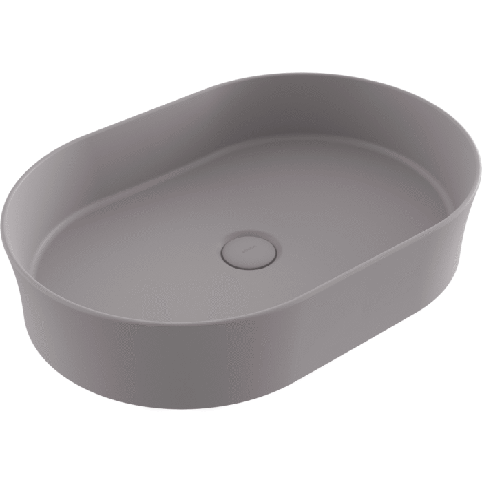 Bocchi Sottile Slim Line Tezgah Üstü Lavabo 55x38 cm Mat Gri - 1521-006-0125 - Tezgah Üstü Lavabo - 1