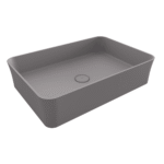 Bocchi Sottile Slim Line Tezgah Üstü Lavabo 55x38 cm Mat Gri - 1476-006-0125 - Tezgah Üstü Lavabo - 1