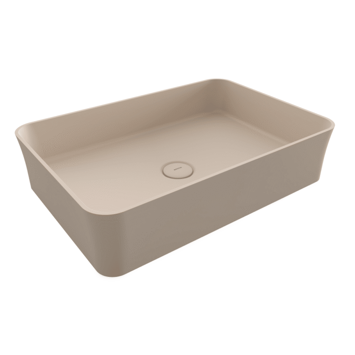 Bocchi Sottile Slim Line Tezgah Üstü Lavabo 55x38 cm Mat Yasemin - 1476-007-0125 - Tezgah Üstü Lavabo - 1