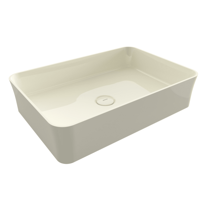 Bocchi Sottile Slim Line Tezgah Üstü Lavabo 55x38 cm Parlak Bisküvi - 1476-014-0125 - Tezgah Üstü Lavabo - 1