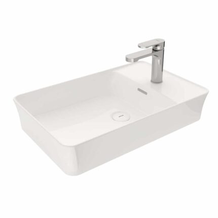 Bocchi Sottile Slim Line Tezgah Üstü Lavabo 60x38 cm Mat Beyaz - 1479-002-0126 - Tezgah Üstü Lavabo - 1