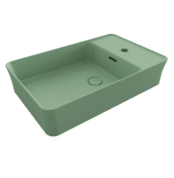 Bocchi Sottile Slim Line Tezgah Üstü Lavabo 60x38 cm Mat Mint Yeşil - 1479-033-0126 - Tezgah Üstü Lavabo - 1