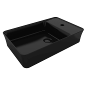 Bocchi Sottile Slim Line Tezgah Üstü Lavabo 60x38 cm Parlak Siyah - 1479-005-0126 - Tezgah Üstü Lavabo
