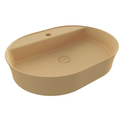 Bocchi Sottile Slim Line Tezgah Üstü Lavabo 60x45 cm Mat Kaşmir - 1600-011-0126 - Tezgah Üstü Lavabo - 1