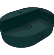 Bocchi Sottile Slim Line Tezgah Üstü Lavabo 60x45 cm Mat Petrol Mavisi - 1600-071-0126 - Tezgah Üstü Lavabo - 1