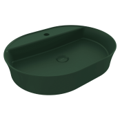 Bocchi Sottile Slim Line Tezgah Üstü Lavabo 60x45 cm Mat Yeşil - 1600-027-0126 - Tezgah Üstü Lavabo - 1