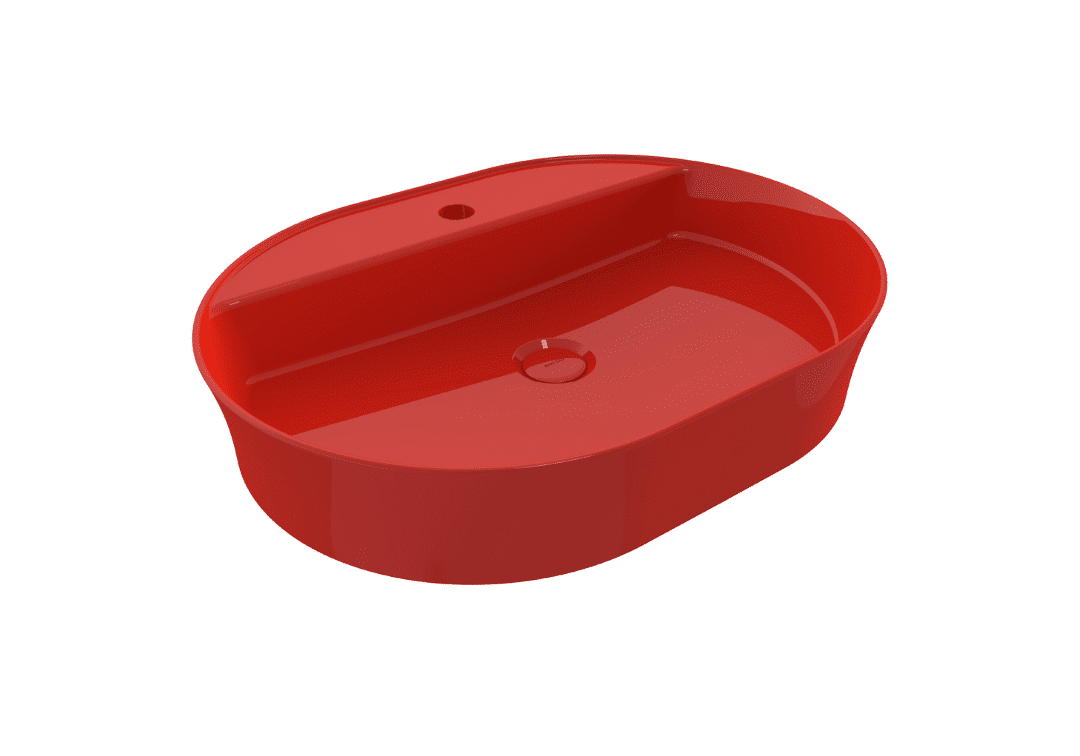 Bocchi Sottile Slim Line Tezgah Üstü Lavabo 60x45 cm Parlak Kırmızı Bocchi Sottile Slim Line Tezgah Üstü Lavabo 60x45 cm Parlak Kırmızı - 1600-019-0126 - Tezgah Üstü Lavabo - 1