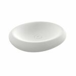 Bocchi Strata Tezgah Üstü Lavabo 49 cm Mat Beyaz - 1414-002-0125 - Tezgah Üstü Lavabo - 1