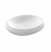 Bocchi Strata Tezgah Üstü Lavabo 49 cm Parlak Beyaz - 1414-001-0125 - Tezgah Üstü Lavabo - 1