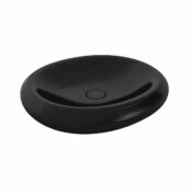 Bocchi Strata Tezgah Üstü Lavabo 49 cm Parlak Siyah - 1414-005-0125 - Tezgah Üstü Lavabo - 1