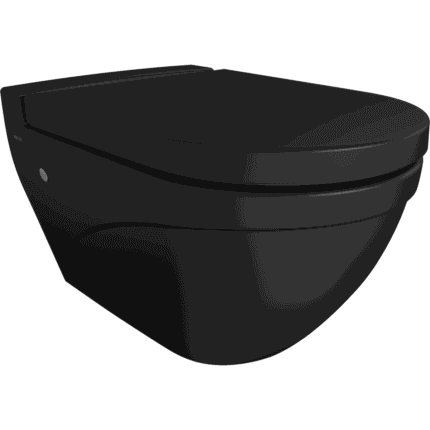 Bocchi Taormina Arch Gizli Taharet Girişli Asma Klozet Mat Siyah - 1012-004-0128 - Asma Klozet - 1