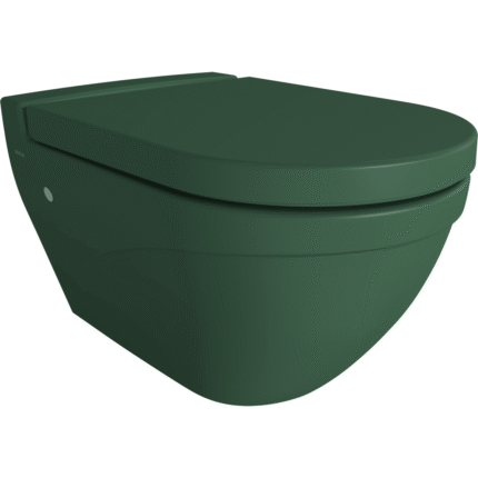Bocchi Taormina Arch Gizli Taharet Girişli Asma Klozet Mat Yeşil - 1012-027-0128 - Asma Klozet - 1