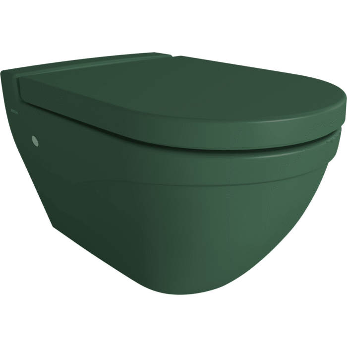 Bocchi Taormina Arch Gizli Taharet Girişli Asma Klozet Mat Yeşil - 1012-027-0128 - Asma Klozet - 1