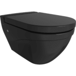 Bocchi Taormina Arch Gizli Taharet Girişli Asma Klozet Parlak Siyah - 1012-005-0128 - Asma Klozet - 1