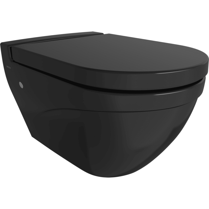Bocchi Taormina Arch Gizli Taharet Girişli Asma Klozet Parlak Siyah - 1012-005-0128 - Asma Klozet - 1