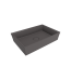 Bocchi Vessel Tezgah Üstü Lavabo 56x38 cm Mat Antrasit - 1172-020-0125 - Tezgah Üstü Lavabo