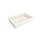 Bocchi Vessel Tezgah Üstü Lavabo 56x38 cm Parlak Bisküvi - 1172-014-0125 - Tezgah Üstü Lavabo