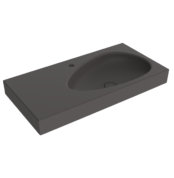 Bocchi Etna Etajerli Lavabo 90 cm Mat Antrasit - 1115-020-0126 - Etajerli Lavabo