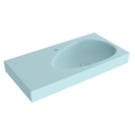 Bocchi Etna Etajerli Lavabo 90 cm Mat Buz Mavisi - 1115-029-0126 - Etajerli Lavabo