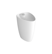 Bocchi Etna Yerden Monoblok Lavabo Parlak Beyaz - 1337-001-0126 - Monoblok Bütün Lavabo