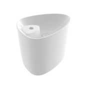Bocchi Etna Monoblok Lavabo Parlak Beyaz - 1343-001-0126 - Monoblok Bütün Lavabo