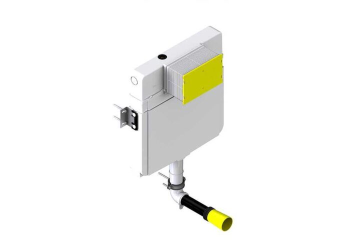 Bocchi 8,5 cm Tuğla ve Alçı Panel İçin Duvara Tam Dayalı Yerden Tek Klozet Kullanımına Uygun 3/6 Lt - 8030-1001 - Gömme Rezervuarlar - 1