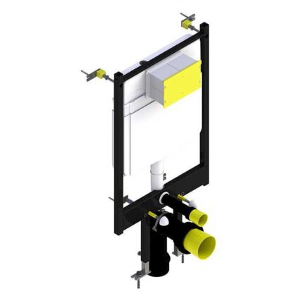 Bocchi 9 cm Alçı Panel İçi Duvar Önü Hızlı Montaj 3/6 Lt - 8010-1002 - Gömme Rezervuarlar - 1