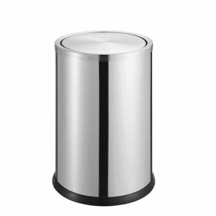 Bocchi Çöp Kovası Sallanır Kapaklı Mat Paslanmaz Çelik
