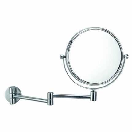 Bocchi Ayna Büyüteçli Çift Kollu Çift Yönlü Büyüteçli Ayna - Led Işıksız Çift Kollu Çift Yönlü 3x Krom
