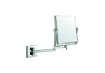Bocchi Ayna Büyüteçli Çift Kollu Çift Yönlü Kare Büyüteçli Ayna - Led Işıksız Çift Kollu Çift Yönlü Kare 3X Krom - 3056-0002 - Aynalar ve Ayna Setleri - 2