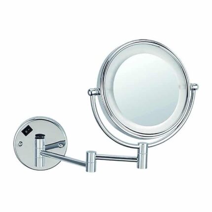 Bocchi Ayna Büyüteçli Led Işıklı Çift Kollu Çift Yönlü 3x Krom - 3056-0006 - Aynalar ve Ayna Setleri - 1