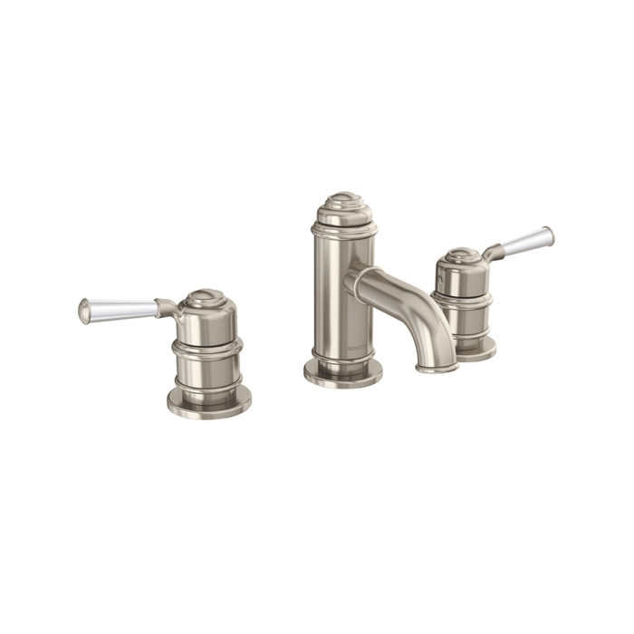 Bocchi Burlington Üç Delikli Lavabo Bataryası Saten Nikel - 1004-0004-BN - Üç Delikli Lavabo Bataryası - 1