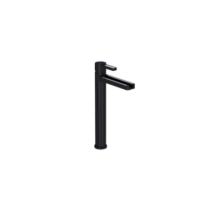 Bocchi Canyon Crystal Tek Kumandalı Yüksek Lavabo Bataryası Mat Siyah - 1014-0002-SB - Yüksek Lavabo Bataryası - 1