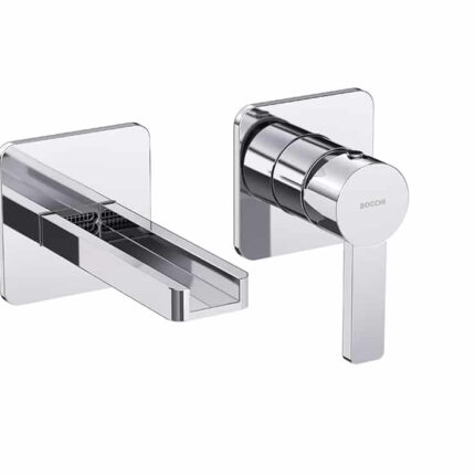 Bocchi Canyon Tek Kumandalı Çift Delikli Ankstre Lavabo Bataryası Krom - 1014-0044 - Ankastre Lavabo Bataryası - 1