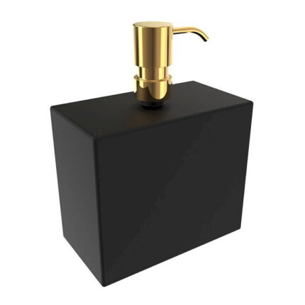 Bocchi Catania Sıvı Sabunluk Tezgah Üstü Siyah/Altın